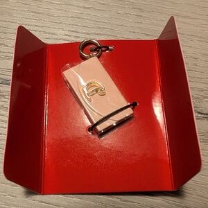 Christian Louboutin Pink Clutch Charm